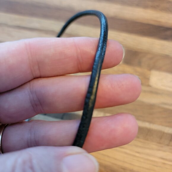 Chico's Leather Choker Necklace - Picture 4 of 8